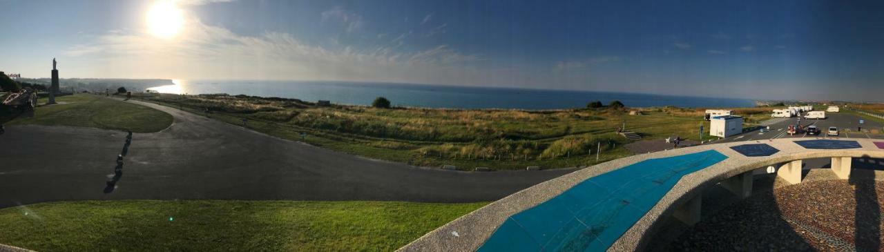 Vue Mer A Arromanches Kültér fotó