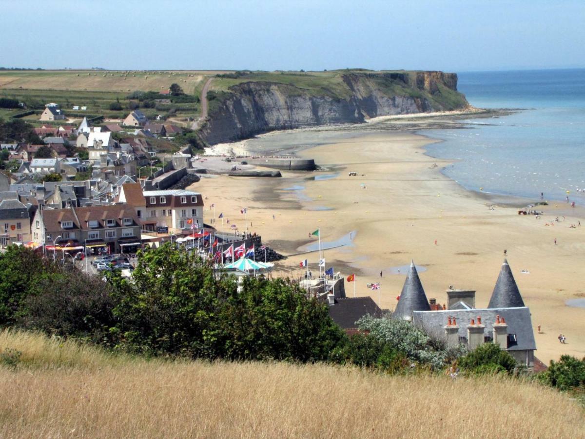 Vue Mer A Arromanches Kültér fotó